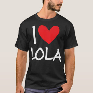 Camiseta Eu Amo Lola Nome Mulher Personalizada Bff Frien
