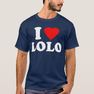 Camiseta Eu amo Lolo