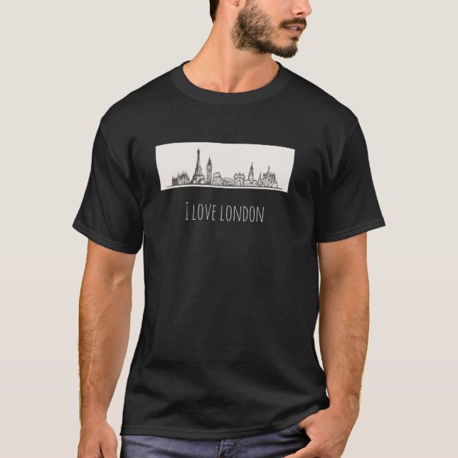 Camiseta eu amo london (Frente)