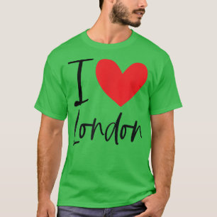 Camiseta Eu Amo London Name Personated Girl Woman BFF Fri