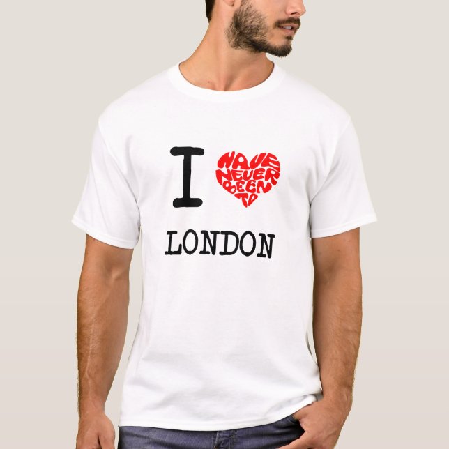 CAMISETA EU AMO LONDRES (Frente)