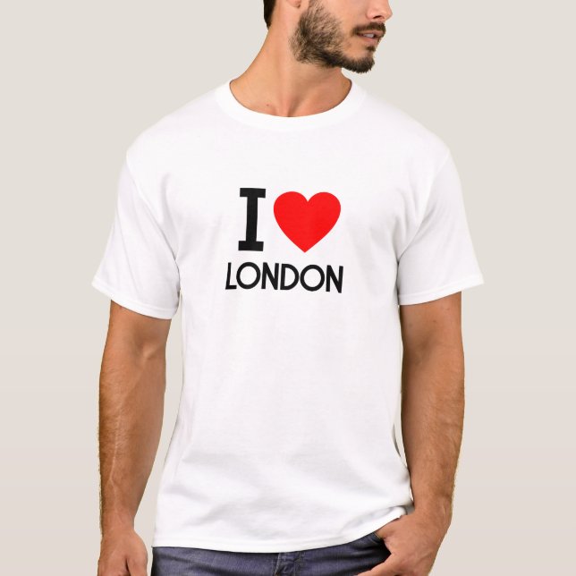 Camiseta Eu amo Londres (Frente)