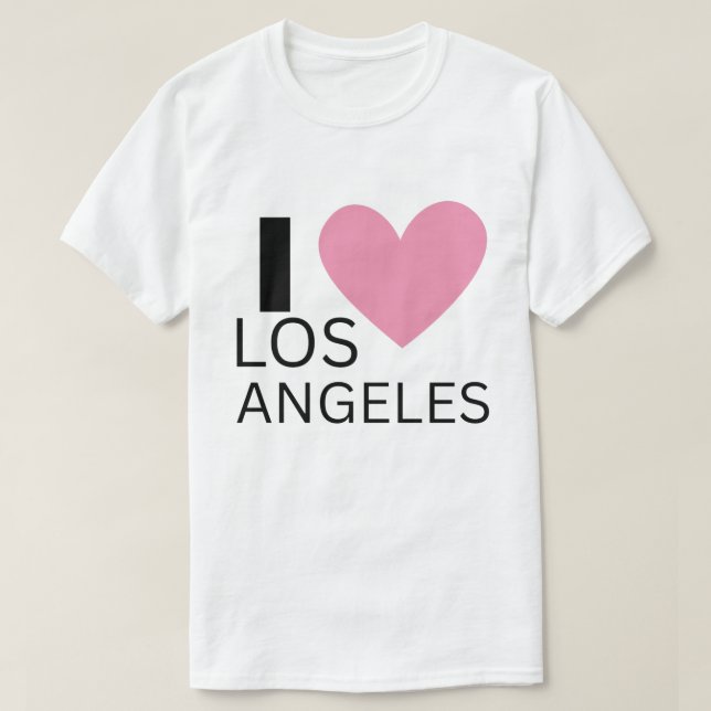 Camiseta Eu Amo Los Angeles (Frente do Design)