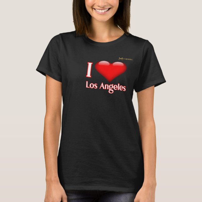 Camiseta Eu Amo Los Angeles (Frente)