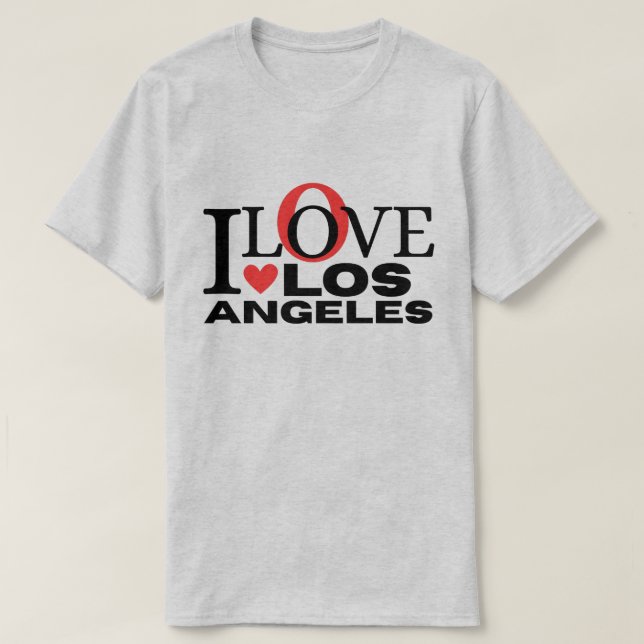 Camiseta Eu Amo Los Angeles (Frente do Design)