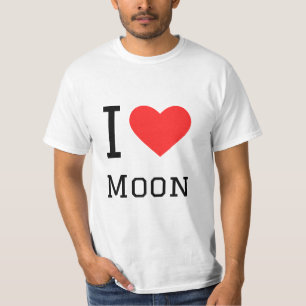 Camiseta Eu amo lua