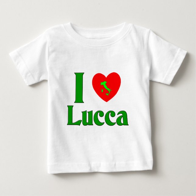 Camiseta Eu amo Lucca Italia (Frente)