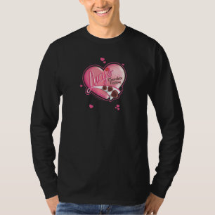 Camiseta Eu Amo Lucy Chocolate Smudges