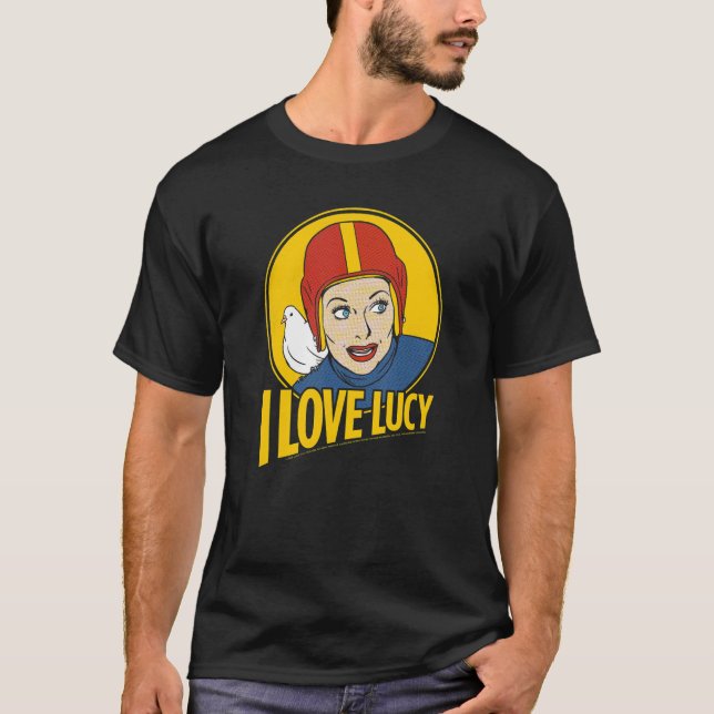 Camiseta Eu Amo Lucy Lb Super Comic (Frente)