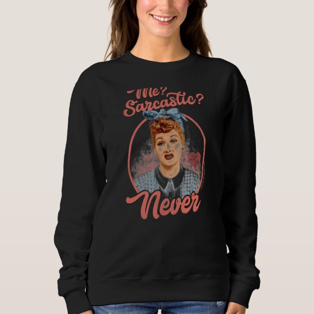 Camiseta Eu Amo Lucy Sarcastic (Frente)