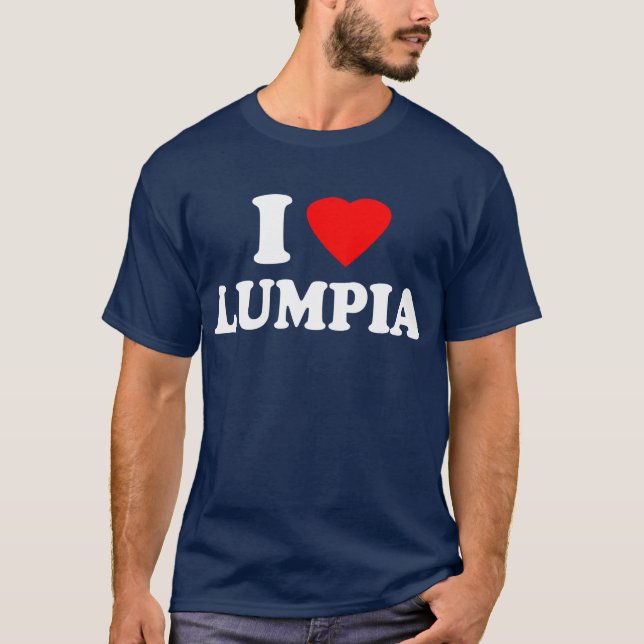 Camiseta Eu amo Lumpia (Frente)
