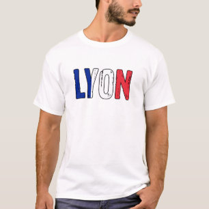 Camiseta Eu amo Lyon France