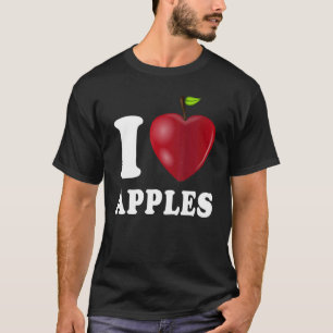 Camiseta Eu Amo Maçãs