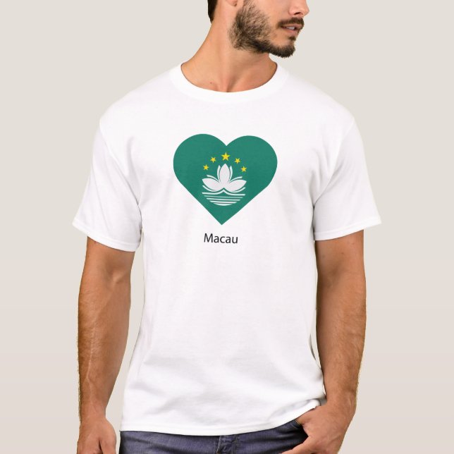 Camiseta Eu Amo Macau (Frente)