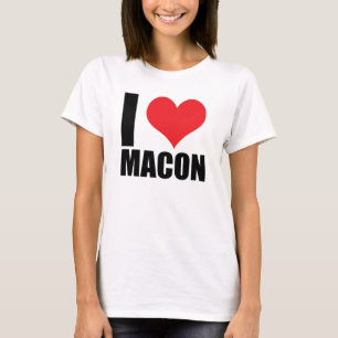 Camiseta Eu amo Macon