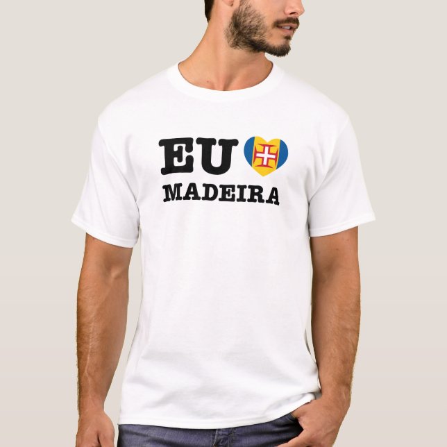 Camiseta Eu Amo Madeira (Frente)