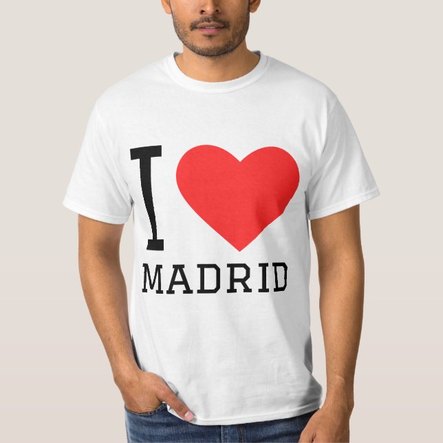 Camiseta Eu amo madrid (Frente)