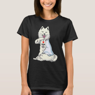 Camiseta Eu Amo Mãe Tatto Dia de as mães Eskimo Americano