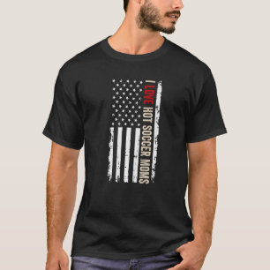 Camiseta Eu Amo Mães De Futebol Americano Bandeira