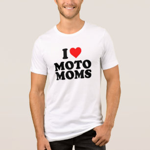 Camiseta eu amo mães de moto