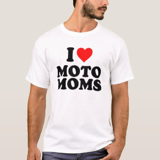 Camiseta eu amo mães de moto