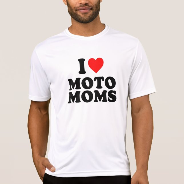 Camiseta eu amo mães de moto (Frente)