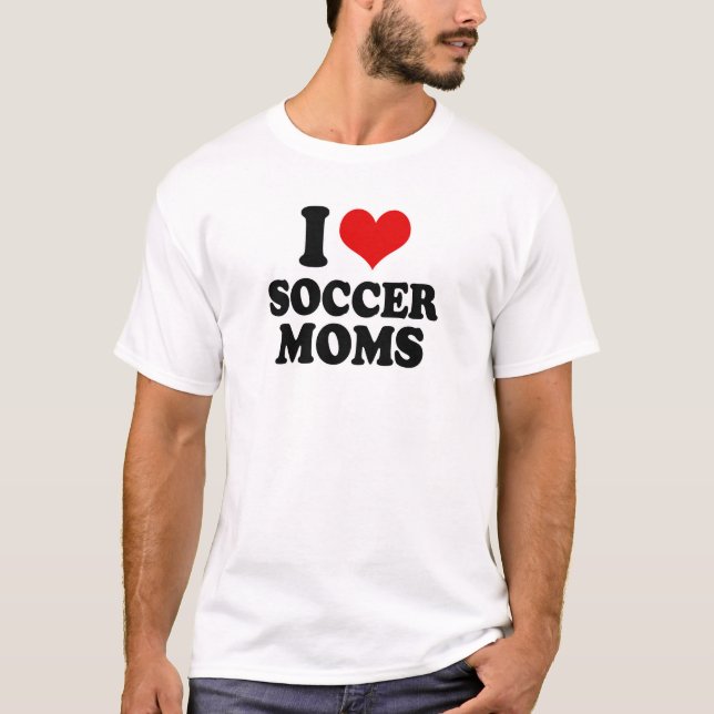 Camiseta Eu amo mães do futebol do amor (Frente)