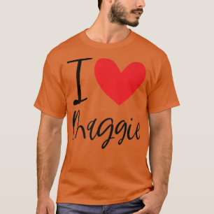 Camiseta Eu Amo Maggie Name Personalizado Girl Woman BFF Fr