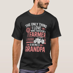 Camiseta Eu amo mais do que ser agricultor ser avô
