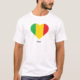 Camiseta Eu amo Mali