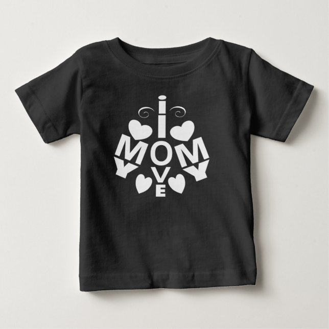 Camiseta Eu amo mamãe (Frente)