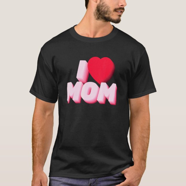 Camiseta Eu Amo Mamãe 1 (Frente)