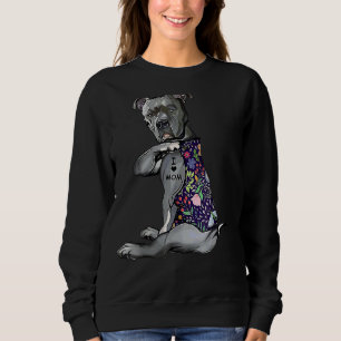 Camiseta Eu Amo Mamãe Cachorro Cachorro Tatuagem Dia de as