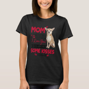 Camiseta Eu Amo Mamãe Cachorro Chihuahua Cachorro Cachorro 