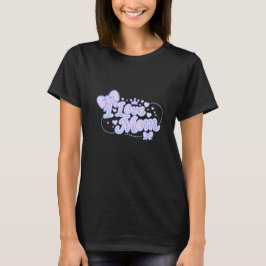 Camiseta Eu Amo Mamãe – Design Kawaii Pastel