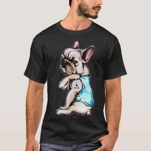 Camiseta Eu Amo Mamãe Pug Tatuado