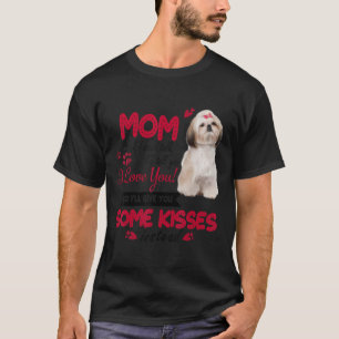 Camiseta Eu Amo Mamãe Shiu Tzu Cachorro Mamãe Cachorro Mamã