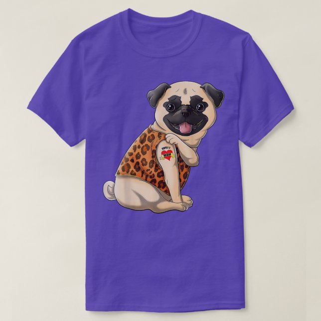 Camiseta Eu Amo Mamãe Tatô Cachorro Cachorro Cachorro Cacho (Frente do Design)
