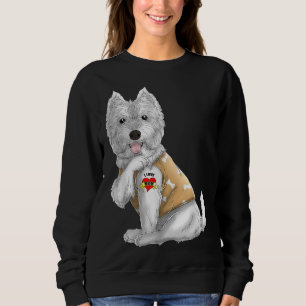 Camiseta Eu Amo Mamãe Tatô Cão Engraçado Dia de as mães Gi