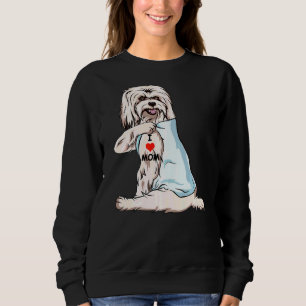 Camiseta Eu Amo Mamãe Tattoo Coton De Tulear Mãe Cachorro M