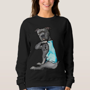 Camiseta Eu Amo Mamãe Tattoo Pitbull Cachorro Sobrevivência