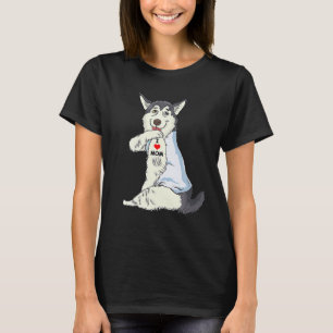 Camiseta Eu Amo Mamãe Tatuagem Rouco Mãe Dia de as mães De