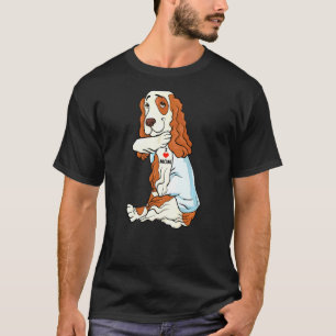 Camiseta Eu Amo Mamãe Tatuar O Cachorro Americano Do Cocker