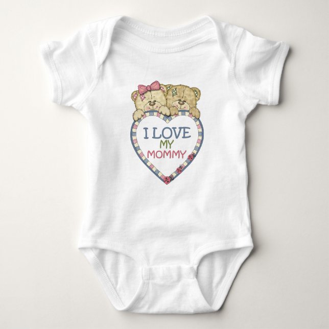 CAMISETA EU AMO MAMÃES (Frente)