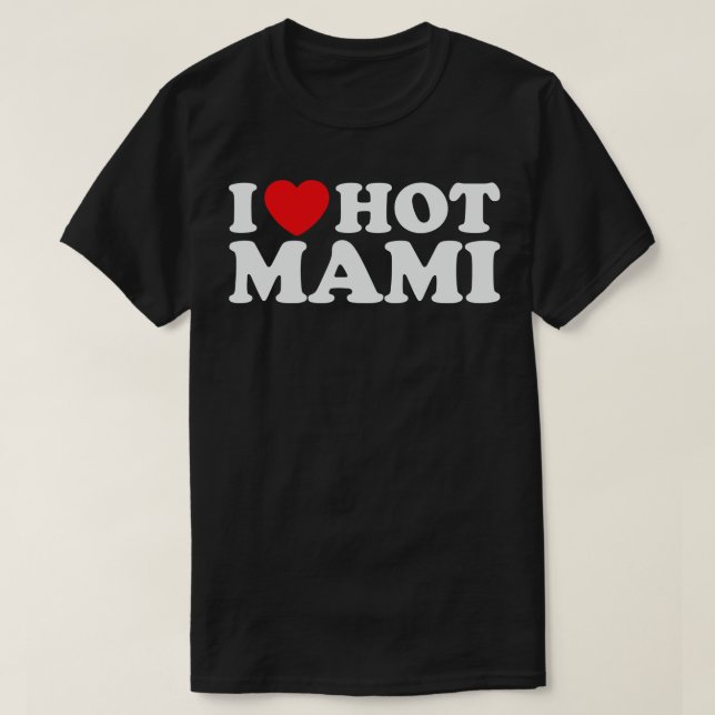 Camiseta Eu Amo Mami Quente (Frente do Design)