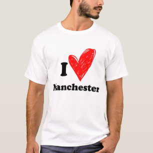 Camiseta Eu amo Manchester