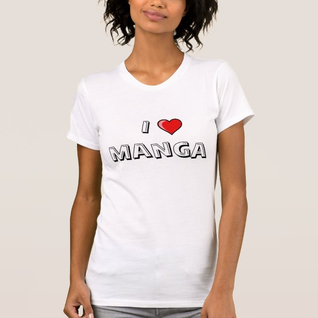 Camiseta Eu amo Manga (Frente)