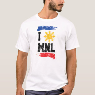 Camiseta Eu amo Manila