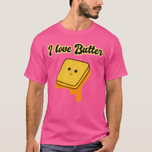 Camiseta Eu Amo Manteiga