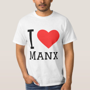 Camiseta Eu amo Manx
